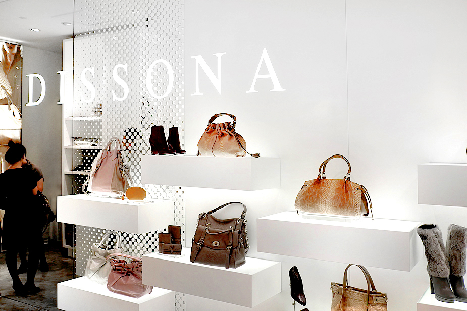 Dissona leather handbags from the Via La Moda Showroom in Johannesburg